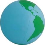 16" Inflatable Globe Earth Ball