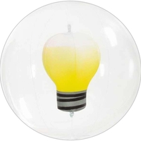 16" Inflatable Transparent Beach Ball with Bulb Insert