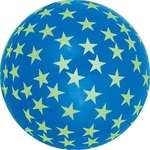 16" Inflatable Glow in Dark Star Beach Ball