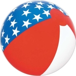 16" Inflatable Patriotic Beach Ball