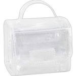 Transparent Multiple Compartment Roll-Up Cosmetic Bag