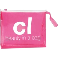 Transparent Accessory Bag w/Slide Zipper
