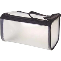 Opaque Utlitity Double Zippered Accessory Bag