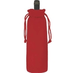 Velvet Tubular Drawstring Pouch/Velvet Wine Bottle Bag