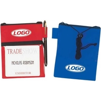 Trade Show Badge Holder w/Two Clear Pockets