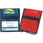 Deluxe Trade Show Badge Holder w/Back Pocket