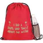 Economical Back Sack w/Bottle Holder