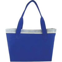 Non-Woven Contrast Stripe Tote Bag