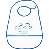 Baby Bib with terry cloth front & back and a clear... from ASI 57705 Goodview...