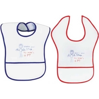 Two Layered Bib With Wide Top