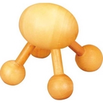 Egg Shape Wooden Massager
