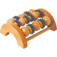 Arch shape maple wood massager for foot or shoulder with rubber... from ASI...