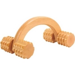 Bubble Wheels Shape Wooden Massager