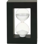 High Tech Round Hour Glass Timer in Frame