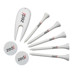 5 Tees + 2 Markers + 1 Divot Repair Tool