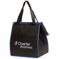 Two-tone cooler bag, long handles.... from ASI 42920 Busrel Inc