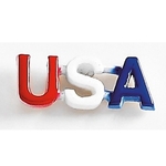 Red, White and Blue USA Patriotic Lapel Pin