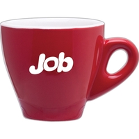 Red - 3 oz mini porcelain espresso demi mug with... from ASI 51197 ETS...