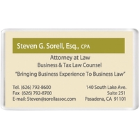 Rectangle Acrylic Magnet, Clear, , Full Color