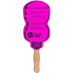 Neon Light Bulb Fast Hand Fan - 1 Day