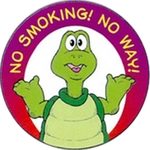 No Smoking No Way Sticker Roll