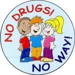 No Drugs No Way Sticker Roll