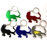 Tiger shape bottle opener key chain