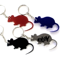 Rat / Mouse shape bottle opener with key chain.... from ASI 74585 Nu Promo...