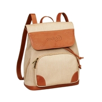 Luxe leather and fine canvas, adjustable, European style. Push lock... from...