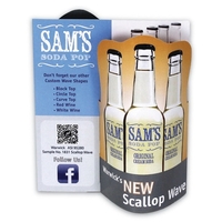 Scallop Wave 3D Table Tent