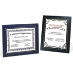 Deluxe Wrapped Edge Certificate Frame