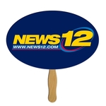 Oval/Football Fast Hand Fan - 1 Day