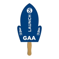 Rocket shape fast fan with wooden stick.... from ASI 67620 Lion Circle Corp /...