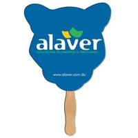 Cougar shape fast fan with wooden stick.... from ASI 67620 Lion Circle Corp /...