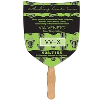 Shield/Shovel Hand Fan Full Color