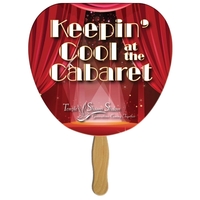 Palm Leaf Hand Fan Full Color