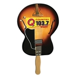 Guitar Hand Fan Full Color