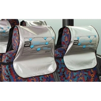 Large convention bus head-rest cover, for larger headrests.... from ASI 37586...
