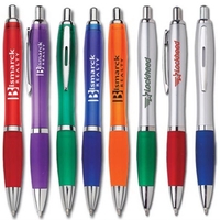 Retractable ballpoint pen with soft touch grip.... from ASI 58805 HPC Global...