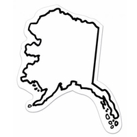 Magnet - Alaska. Digital 4 color process print; stock 20 mil;... from ASI...