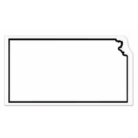 Magnet - Kansas - full color. Digital 4-color process print; stock... from...