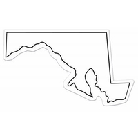 Magnet - Maryland - full color. Digital 4-color process print; stock... from...
