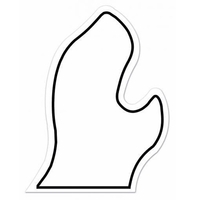 Magnet - Michigan. Digital 4-color process print; stock 20 mil; 30... from...