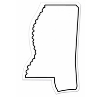 Magnet - Mississippi - full color. Digital 4CP print; stock 20... from ASI...