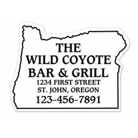 Magnet - Oregon. Digital four color process print; stock 20 mil;... from ASI...