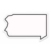 Magnet - Pennsylvania - full color. Digital 4CP print; stock 20... from ASI...