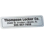 Rectangle Idento Vinyl Identification Decal (3/4"x2 3/4")