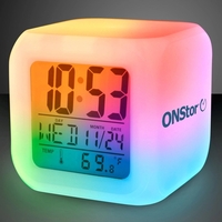 Light up alarm clock