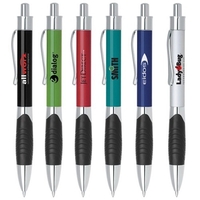 Click action aluminum ballpoint pen with Chrome Clip and Accents.... from ASI...
