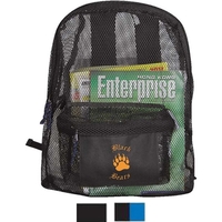 Mesh backpack with zippered front pocket.... from ASI 34046 Allcasion...